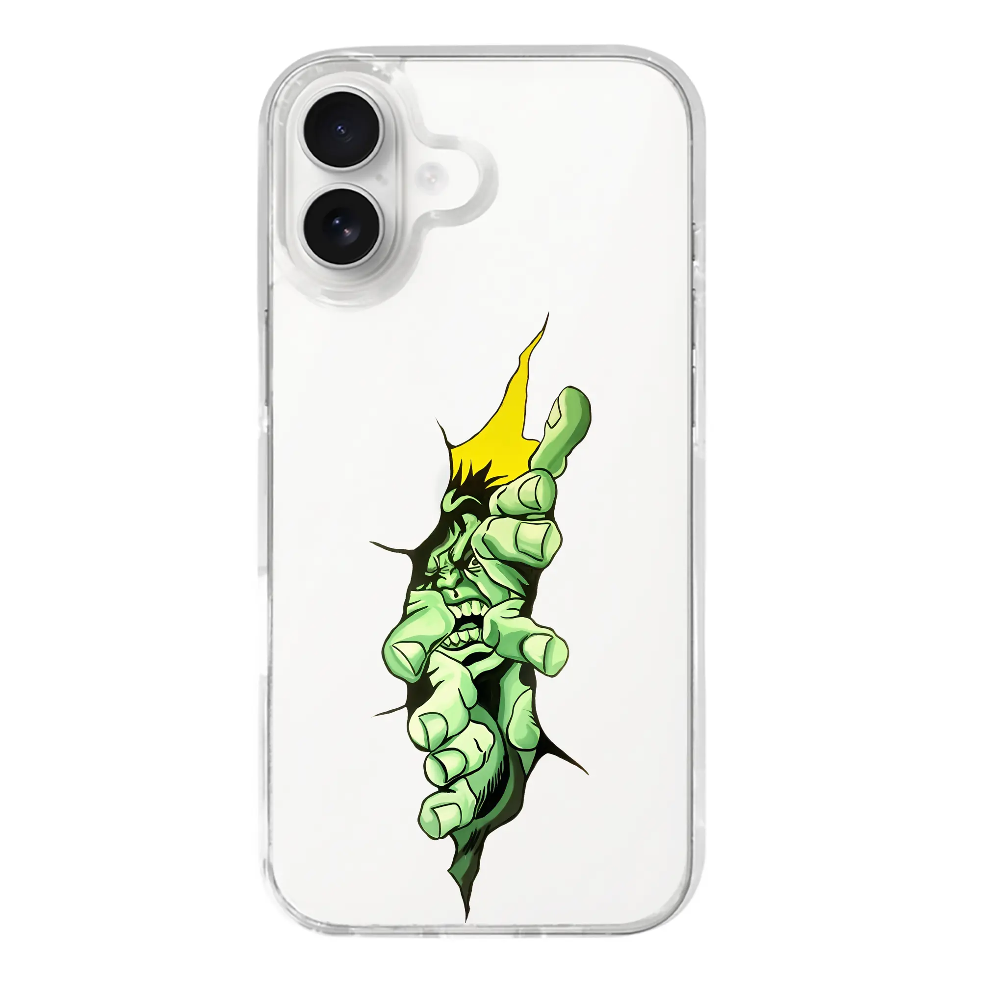 アベンジャーズ (Avenjāzu) グッズ ハルク（Hulk） - iPhone 17シリーズ 透明スマホケース – 薄型・耐衝撃・精密フィット保護カバー